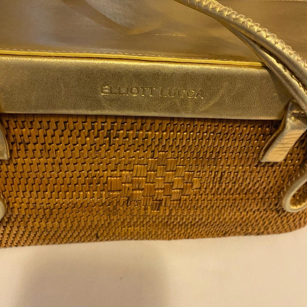 Elliott Lucca Straw Handbag - Picture 2 of 12
